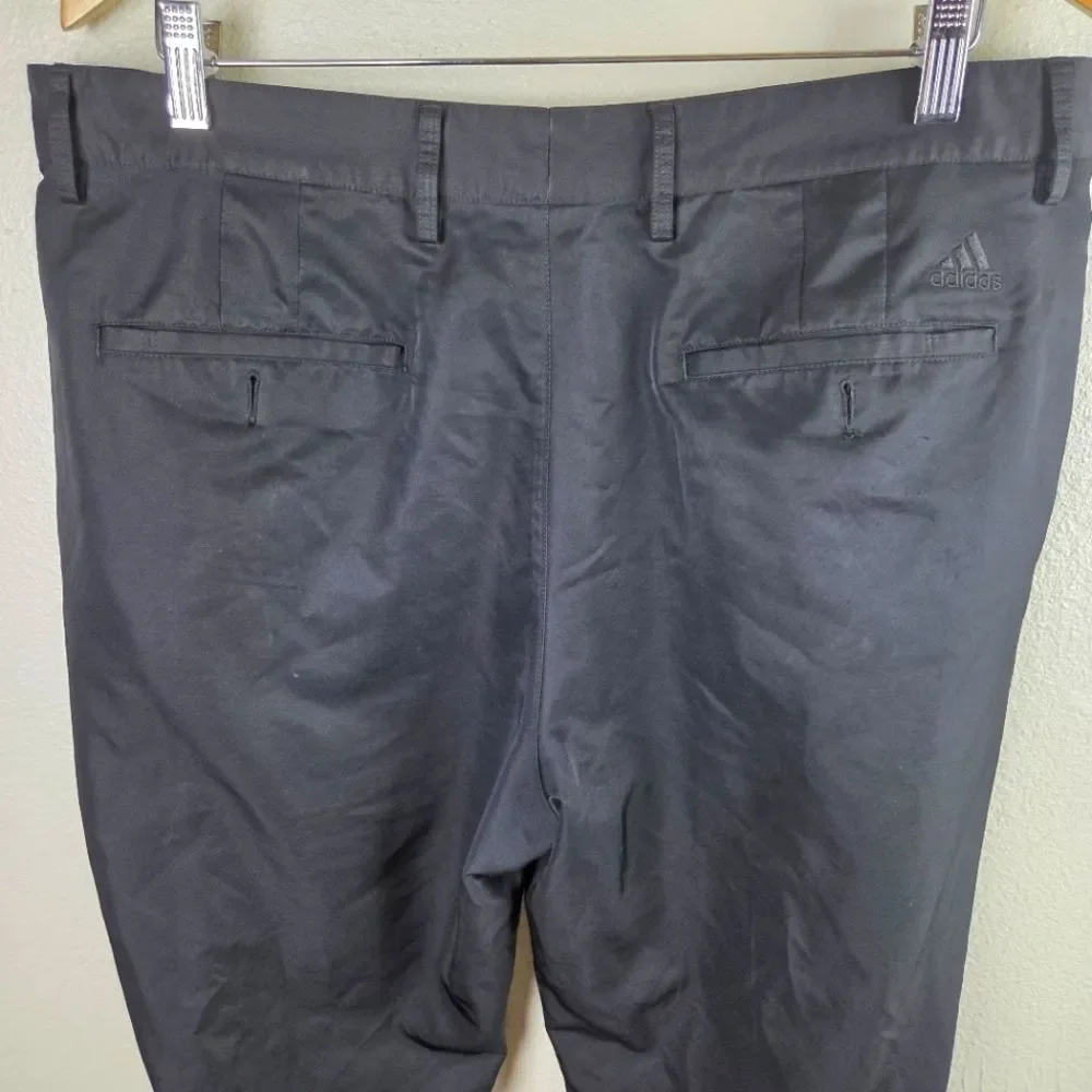 Men's Adidas Climalite Active Outdoor Golf Black Pants Size 36x32
